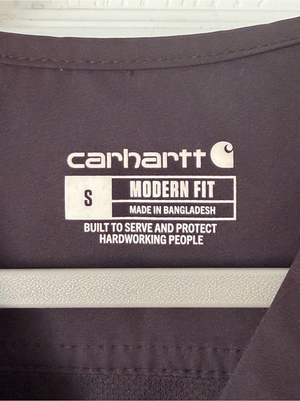 Carhartt Modern Fit Black Scrub Top Women’s Small V-Neck Stretch - Picture 4 of 8